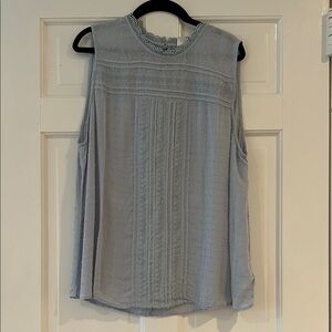 GAP Light Blue Sleeveless Blouse